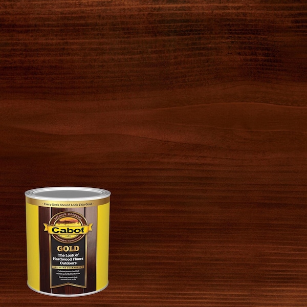 Cabot Cabot Gold Satin Moonlit Mahogany Deck Varnish 1 qt 140.0003473.005 - main